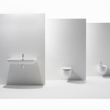 Раковина из сантехнического фаянса Simas VI 12 bia 100х50 подвесная цвет белый